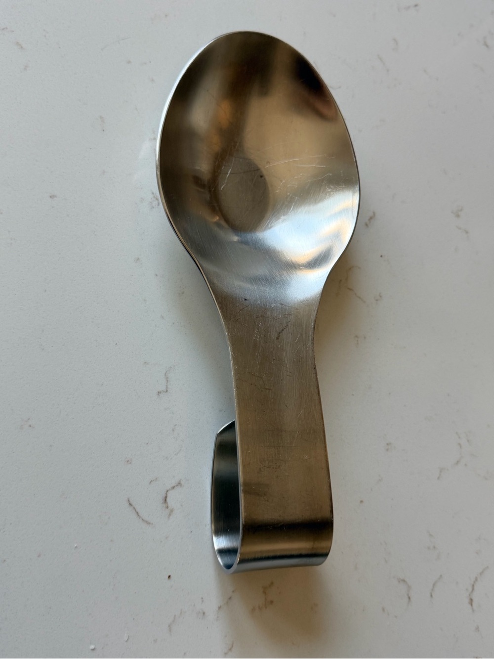 Stainless Steel Spoon Clip - Silver
